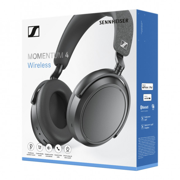 Беспроводные наушники Sennheiser Momentum 4 Wireless, Graphite в Новосибирске