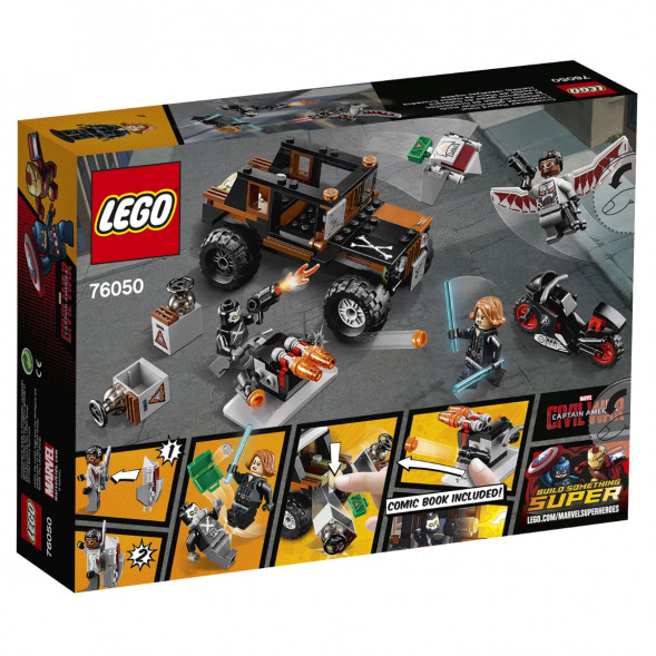 Конструктор LEGO Super Heroes 76050 Опасное ограбление в Новосибирске
