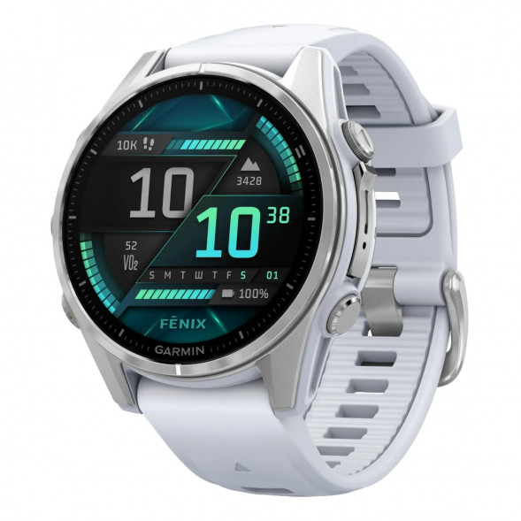 Умные часы Garmin Fenix 8, 43 mm, Whitestone 010-02903-00 в Новосибирске