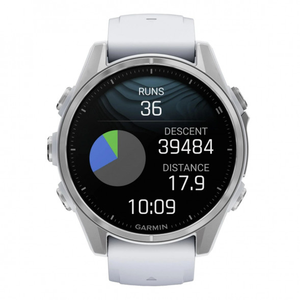 Умные часы Garmin Fenix 8, 43 mm, Whitestone 010-02903-00 в Новосибирске