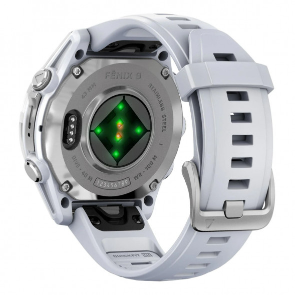 Умные часы Garmin Fenix 8, 43 mm, Whitestone 010-02903-00 в Новосибирске