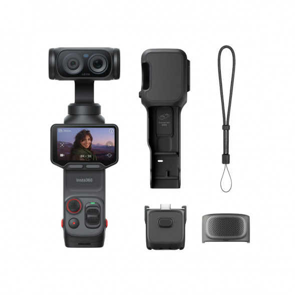 Экшн-камера Insta360 Luna Ultra Standard Combo, Cosmic Black в Новосибирске
