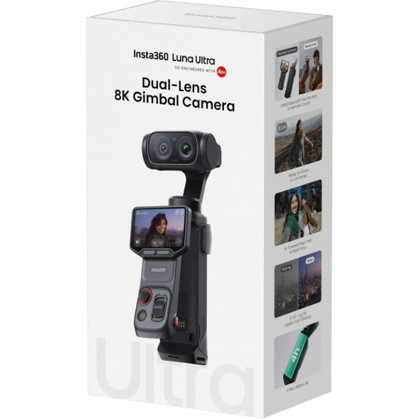Экшн-камера Insta360 Luna Ultra Standard Combo, Cosmic Black в Новосибирске