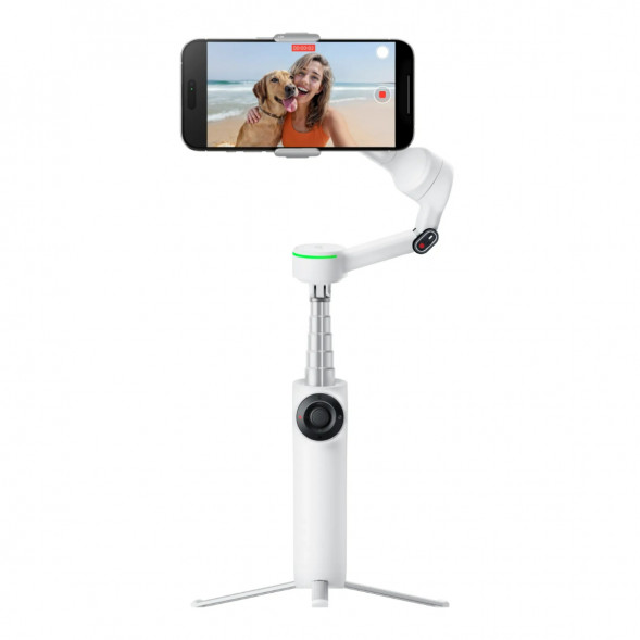 Стабилизатор Insta360 Flow 2 AI Tracker Bundle, Summit White в Новосибирске
