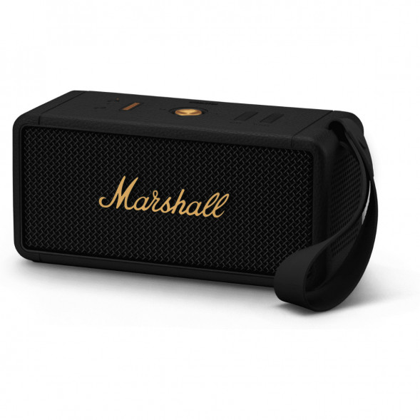 Портативная акустика Marshall Middleton, 60 Вт, черный и латунный в Новосибирске