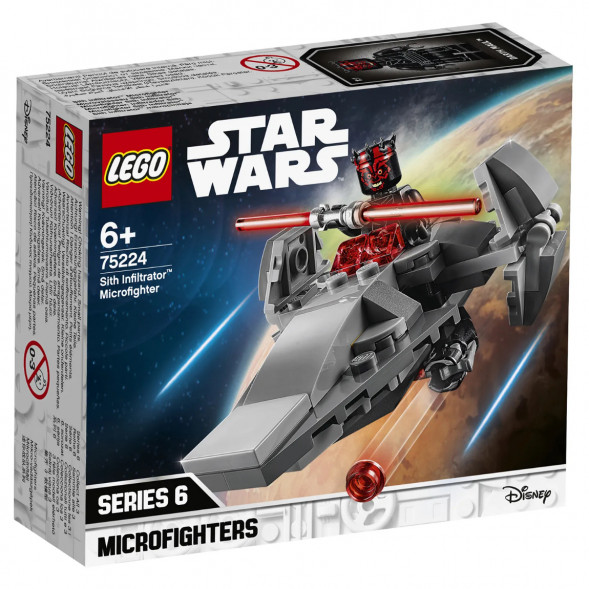 Конструктор LEGO Star Wars 75224 Микрофайтеры Корабль-лазутчик ситхов в Новосибирске