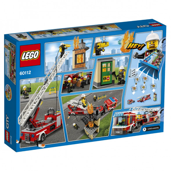 Конструктор LEGO City Fire 60112 Пожарная машина в Новосибирске