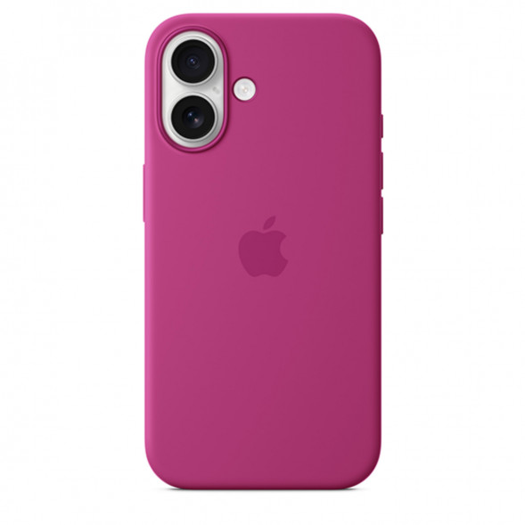 Чехол Apple для iPhone 16 Plus Silicone MagSafe, Fuchsia (MYYE3ZM/A) в Новосибирске