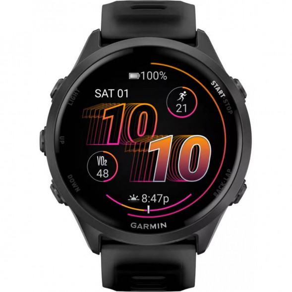 Умные часы Garmin Forerunner 570 47 мм Slate Grey Aluminium/Translucent Black 010-02971-00 в Новосибирске