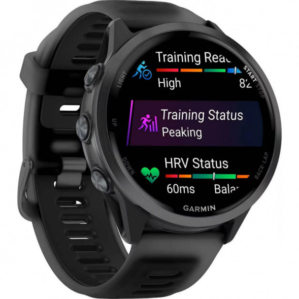Умные часы Garmin Forerunner 570 47 мм Slate Grey Aluminium/Translucent Black 010-02971-00 в Новосибирске