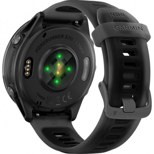 Умные часы Garmin Forerunner 570 47 мм Slate Grey Aluminium/Translucent Black 010-02971-00 в Новосибирске