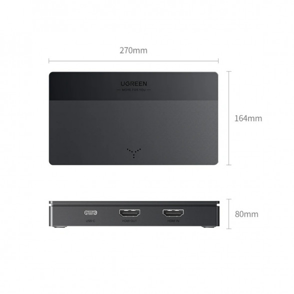 Карта видеозахвата UGREEN CM630 HDMI 4K60Hz в Новосибирске