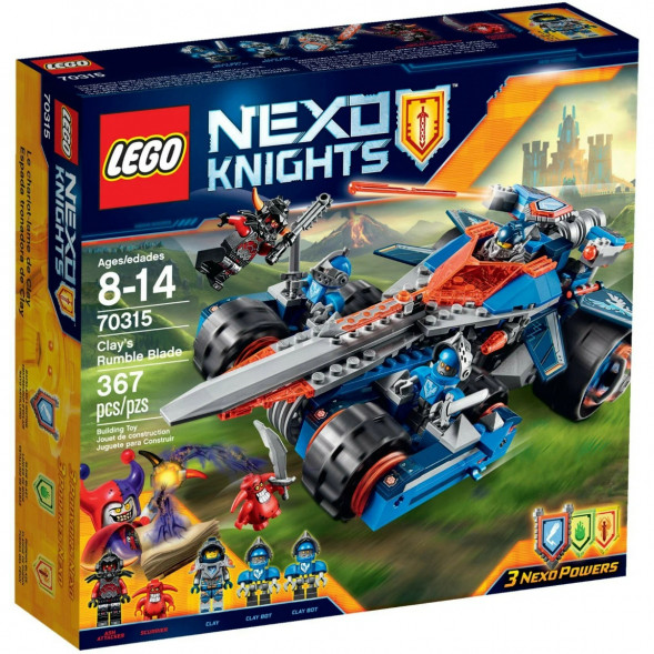 Конструктор LEGO Nexo Knights 70315 Устрашающий разрушитель Клэя в Новосибирске