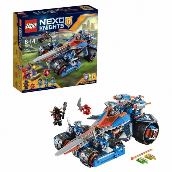Конструктор LEGO Nexo Knights 70315 Устрашающий разрушитель Клэя в Новосибирске