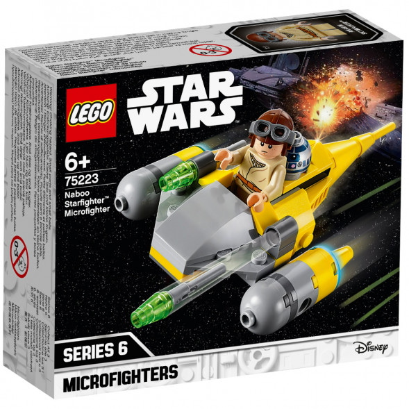 Конструктор LEGO Star Wars 75223 Микрофайтеры: Истребитель с планеты Набу в Новосибирске