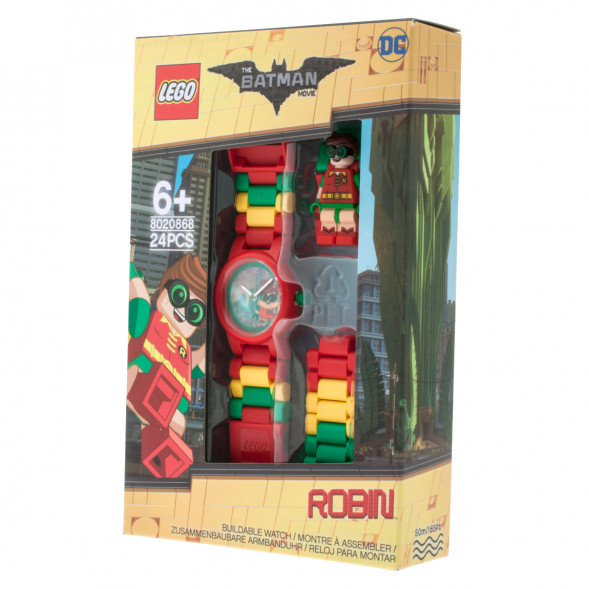Часы LEGO Super Heroes 8020868 Batman Movie Робин с минифигуркой в Новосибирске