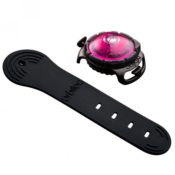 Фонарь для собак Orbiloc Dog Dual Fashion Colours, розовый в Новосибирске