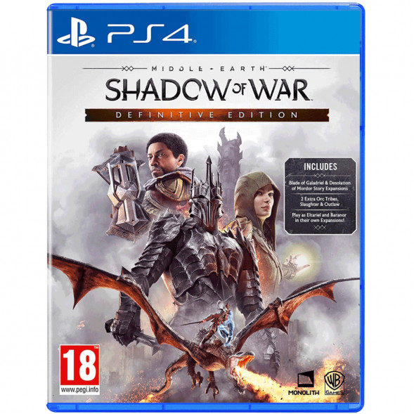 Игра Middle Earth: Shadow of War Definitive Edition [PS4, английская версия] в Новосибирске