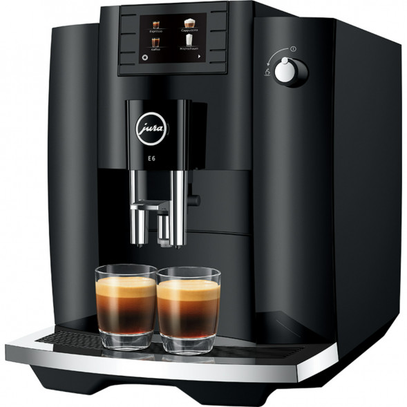 Кофемашина Jura E6, Piano Black в Новосибирске