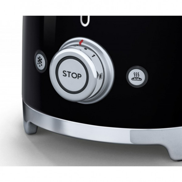 Тостер Smeg TSF01BLEU, черный в Новосибирске