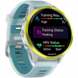 Умные часы Garmin Forerunner 570 47 мм Amp Yellow Aluminium/Translucent Whitestone/Turquoise 010-02971-01