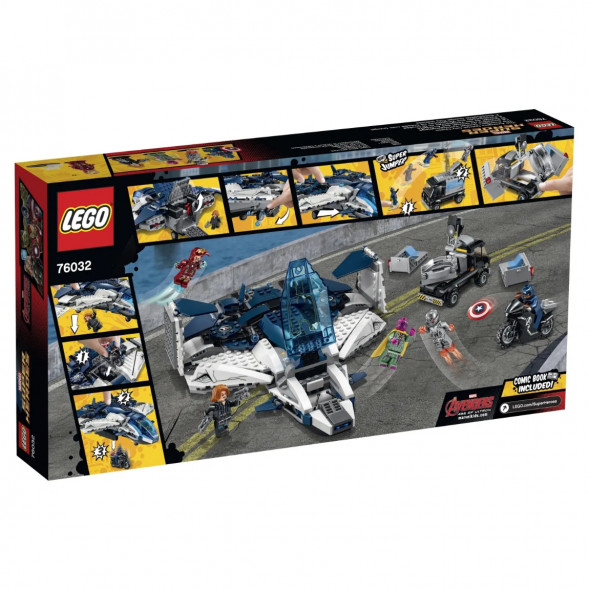 Конструктор LEGO Super Heroes 76032 Погоня на Квинджете Мстителей в Новосибирске