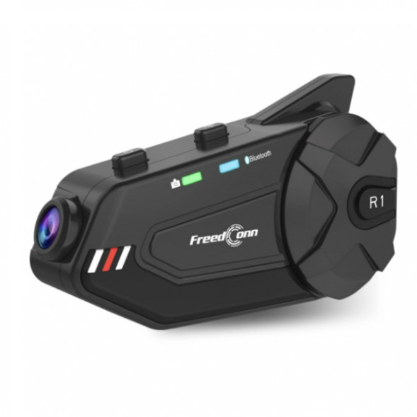 Мотогарнитура на шлем с камерой Freedconn R1 - Plus Motorcycle Bluetooth Wifi Recorder в Новосибирске