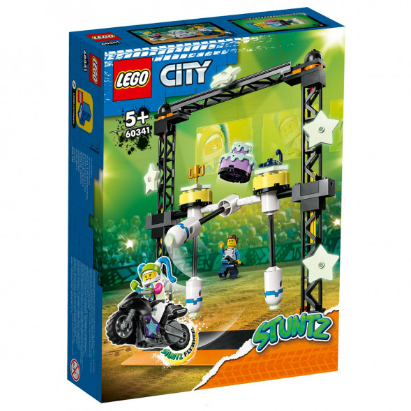 Конструктор LEGO City 60341 Трюковое испытание «Нокдаун» в Новосибирске