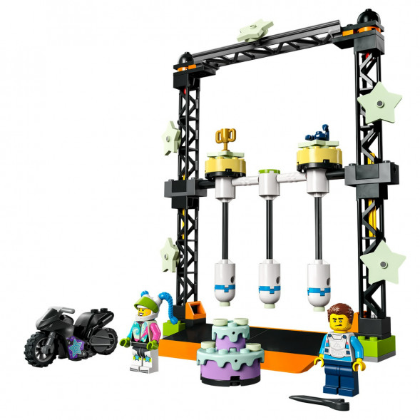 Конструктор LEGO City 60341 Трюковое испытание «Нокдаун» в Новосибирске