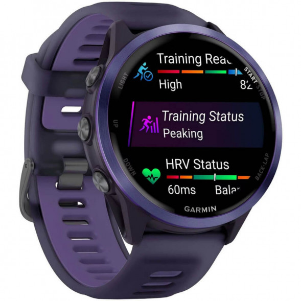 Умные часы Garmin Forerunner 570 47 мм Indigo Aluminium/Translucent Imperial Purple/Indigo 010-02971-02 в Новосибирске