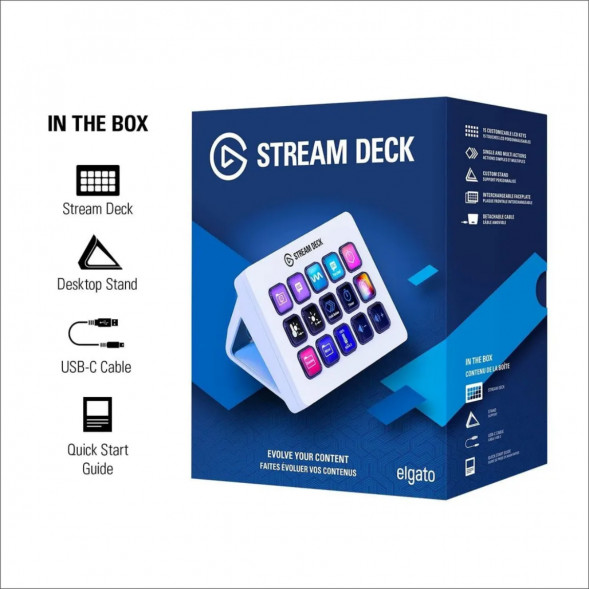 Контроллер Elgato Stream Deck MK.2, белый в Новосибирске