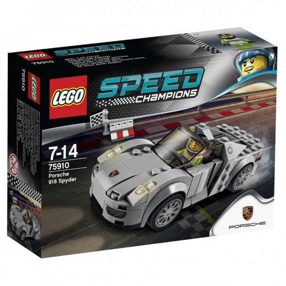 Конструктор LEGO Speed Champions 75910 Porsche 918 Spyde в Новосибирске