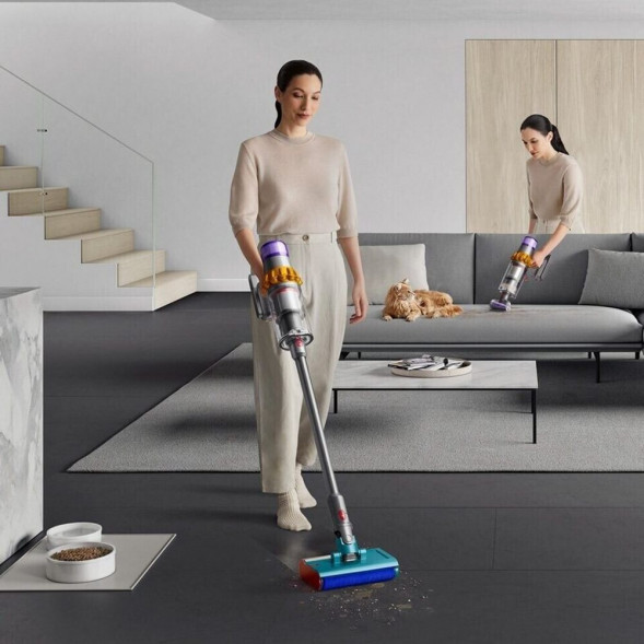 Пылесос Dyson V15s Detect Submarine, Yellow/Nickel в Новосибирске