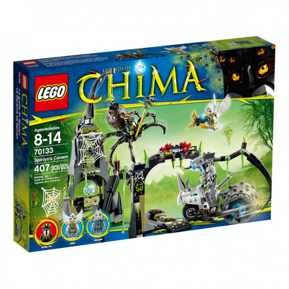 Конструктор LEGO Legends Of Chima 70133 Пещера Спинлина в Новосибирске