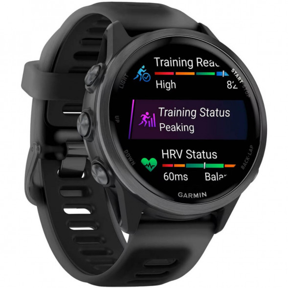 Умные часы Garmin Forerunner 570 42 мм Slate Grey Aluminium/Translucent Black 010-02970-00 в Новосибирске