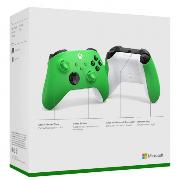 Геймпад Microsoft Xbox Series, velocity green в Новосибирске
