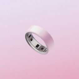 Умное кольцо Oura Ring 4 Ceramic (размер 14), Розовый/Petal