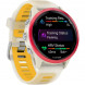 Умные часы Garmin Forerunner 570 42 мм Raspberry Aluminium/Translucent Bone/Mango 010-02970-02 в Новосибирске