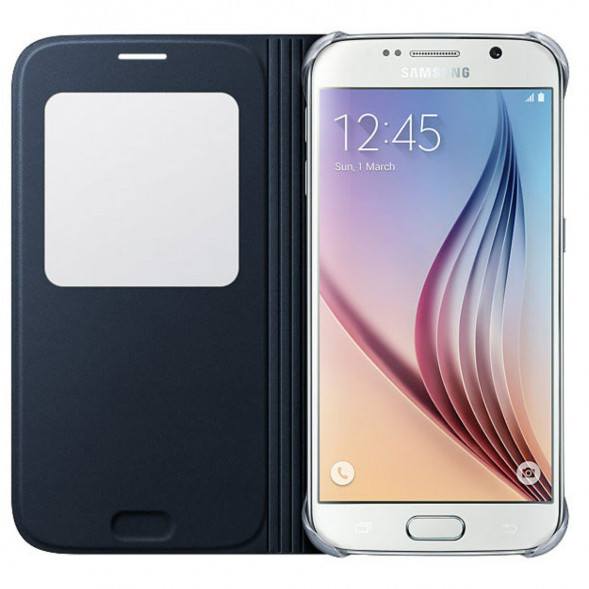 Чехол для Samsung Galaxy S6 S-View Cover (EF-CG920BBE), Black в Новосибирске
