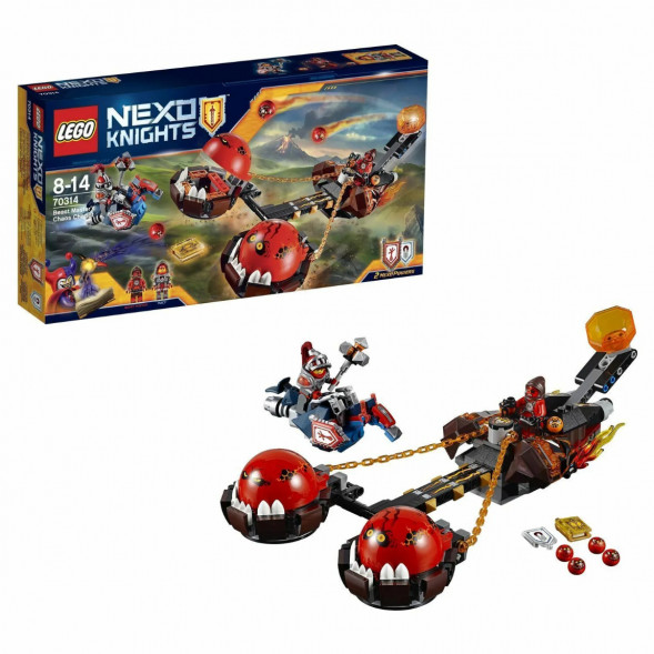 Конструктор LEGO Nexo Knights 70314 Безумная колесница Укротителя в Новосибирске