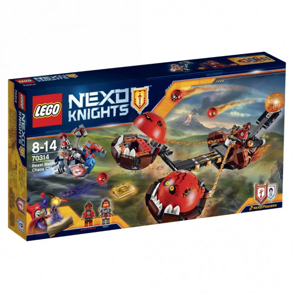 Конструктор LEGO Nexo Knights 70314 Безумная колесница Укротителя в Новосибирске
