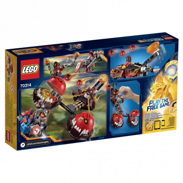 Конструктор LEGO Nexo Knights 70314 Безумная колесница Укротителя в Новосибирске