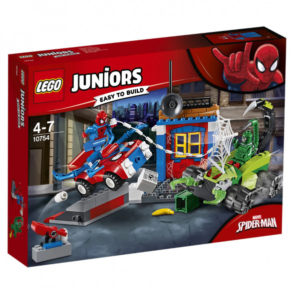 Конструктор LEGO Juniors 10754 Решающий бой Человека-паука против Скорпиона в Новосибирске