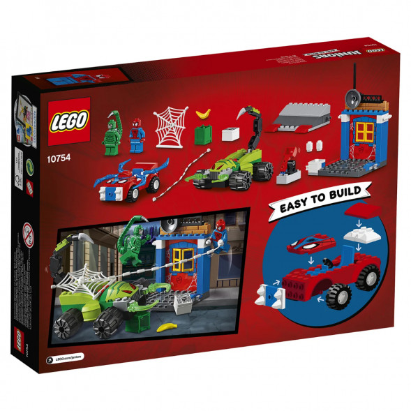 Конструктор LEGO Juniors 10754 Решающий бой Человека-паука против Скорпиона в Новосибирске