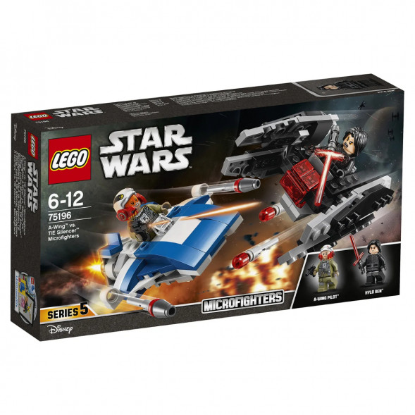 Конструктор LEGO Star Wars 75196 Истребитель типа A против бесшумного истребителя СИД в Новосибирске