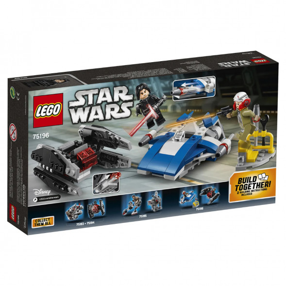 Конструктор LEGO Star Wars 75196 Истребитель типа A против бесшумного истребителя СИД в Новосибирске