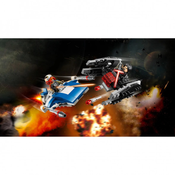 Конструктор LEGO Star Wars 75196 Истребитель типа A против бесшумного истребителя СИД в Новосибирске