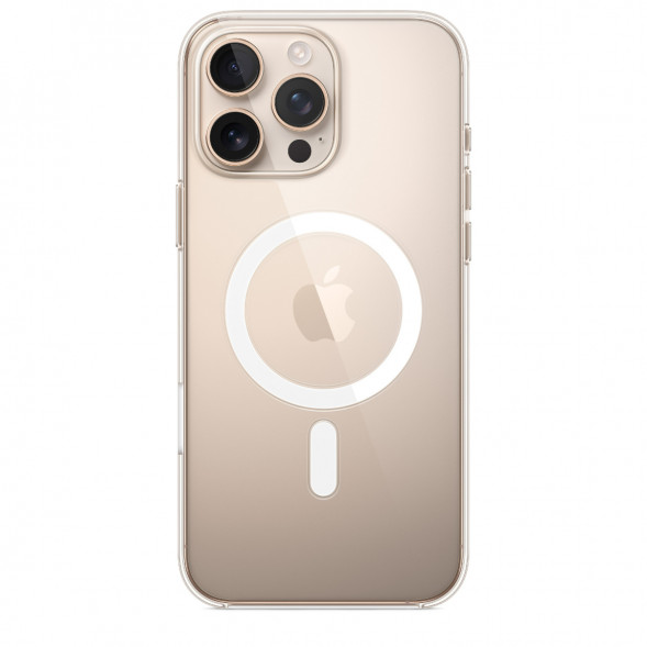Чехол Apple Clear Case with MagSafe для iPhone 16 Pro Max, прозрачный (MA7F4ZM/A) в Новосибирске