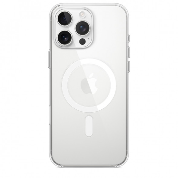 Чехол Apple Clear Case with MagSafe для iPhone 16 Pro Max, прозрачный (MA7F4ZM/A) в Новосибирске