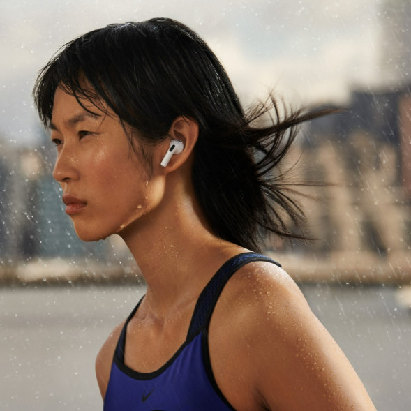 Беспроводные наушники Apple AirPods 3 Lightning Charging Case, белый  в Новосибирске